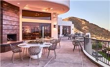 Take in the panoramic views from CIELO's outdoor patio area