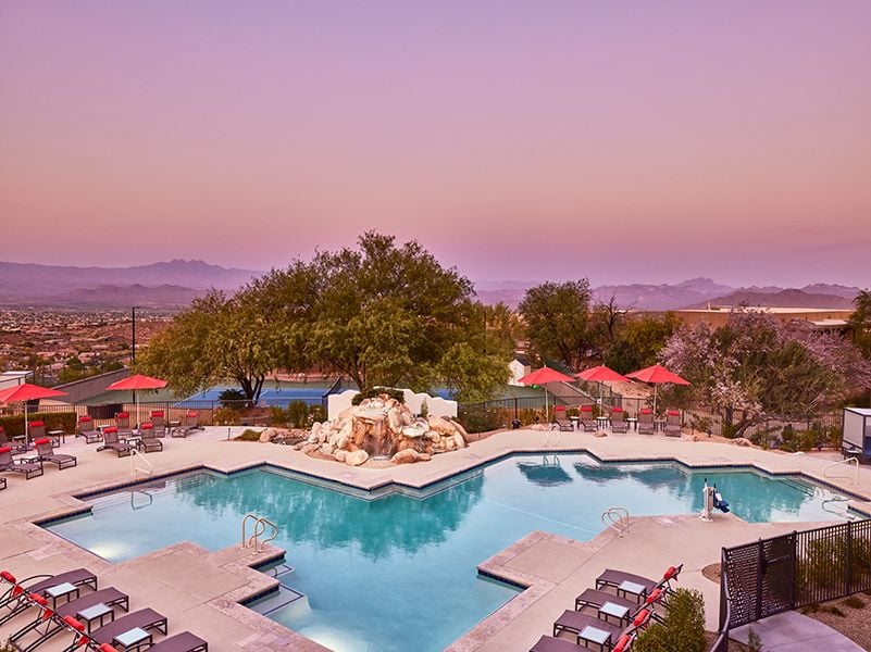 Outdoor Pools at Arizona Hotel