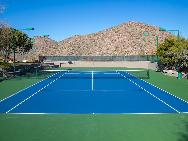 Lighted Tennis in Scottsdale Hotel