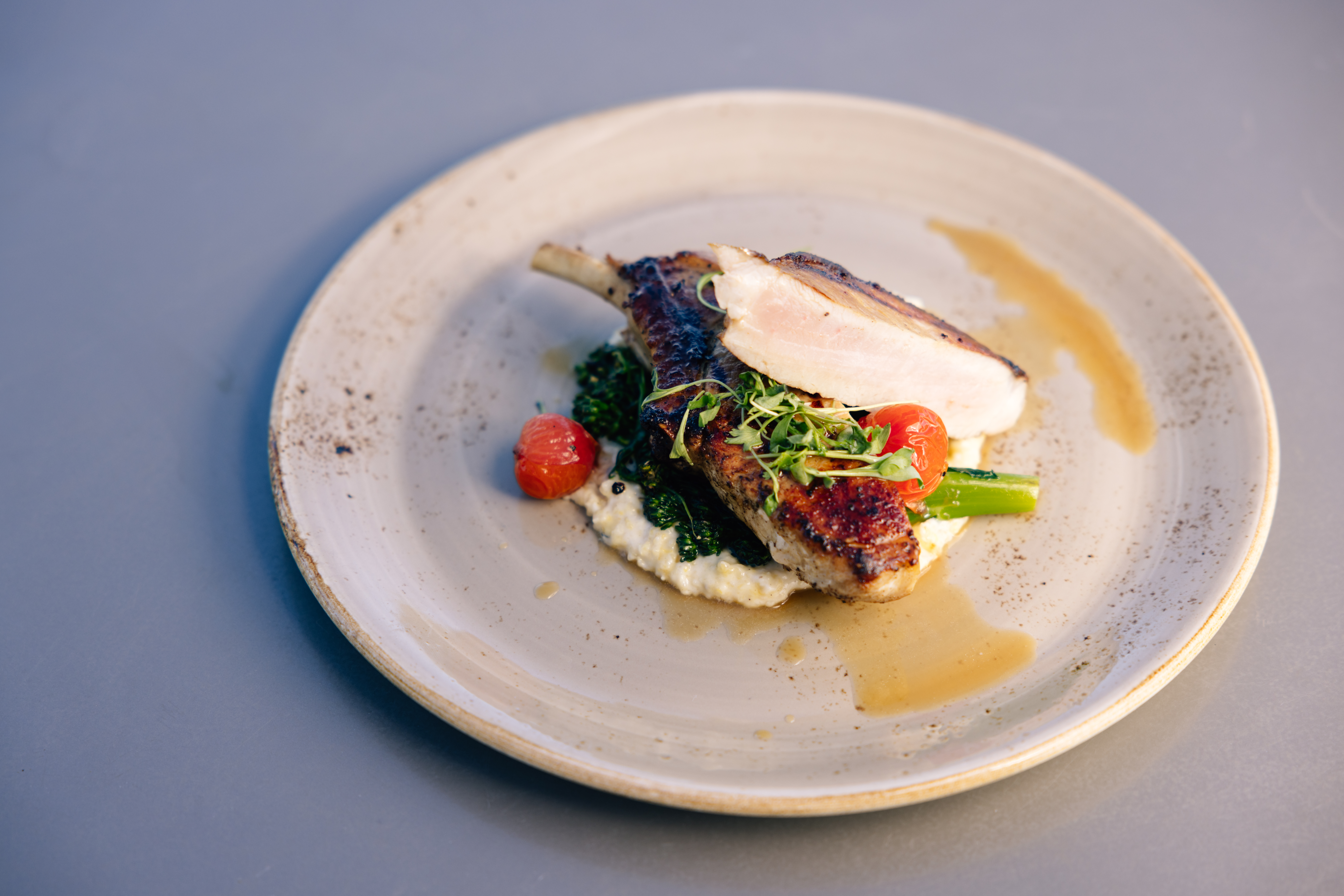 roasted airline chicken at restaurant in arizona hotel