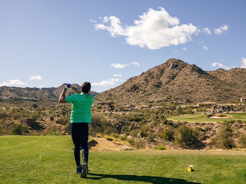 golf at hotel in arizona scottsdale